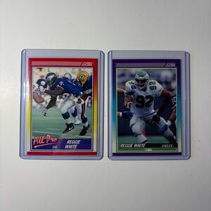 Reggie White 1990 Score Football Cards Near mint